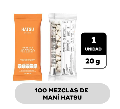 100 Mezclas de maní Hatsu